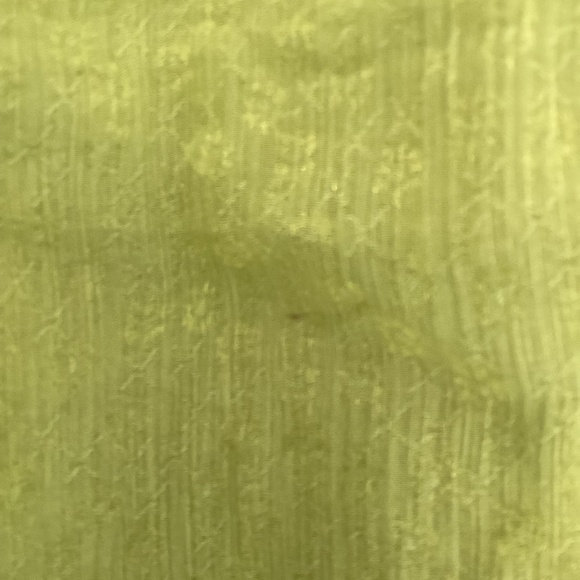 RYU chartreuse green top flowers womens large - Picture 6 of 7